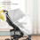 Baby Stroller Bug Net Cute Pattern Universal Breathable Full Covered 4