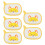 5x Soft Sponge Baby Bath Brush Cartoon 2
