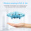 Mini-Drone für Kinder UFO-Flugball mit LEDs 2