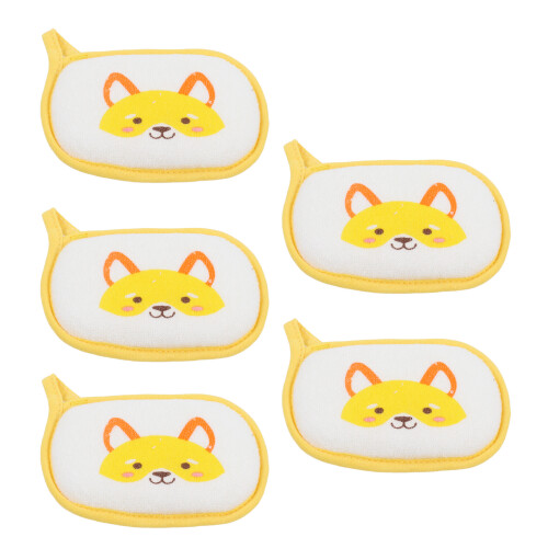 5x Soft Sponge Baby Bath Brush Cartoon 2