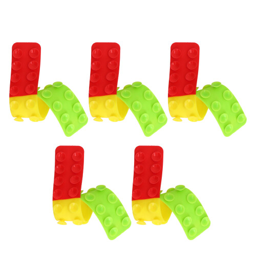 (#3) 5x Silicone Anxiety Relief Suction Toys 2