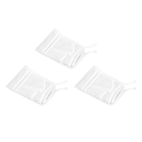 Bath Toy Net Bag, 4 Pockets, Polyester, Suction Cup 1