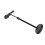 (Black) Adjustable Mini Microphone Musical Instrument with Storage Box Gold 5