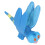 Lifelike Dragonfly Toy Blue 3+ 5