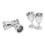 (Silver) 4x Mini Champagnergläser 1:12 Puppenhaus Silber 5