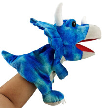 Dinosaurier-Handpuppe 30 cm, T-Rex Plüsch für Kinder