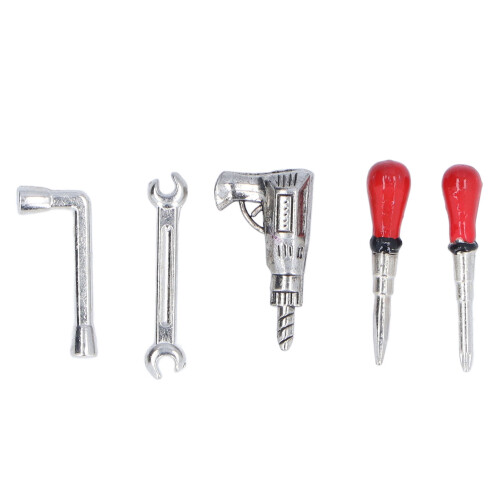 5pcs 1:12 Puppenhaus Werkzeugset