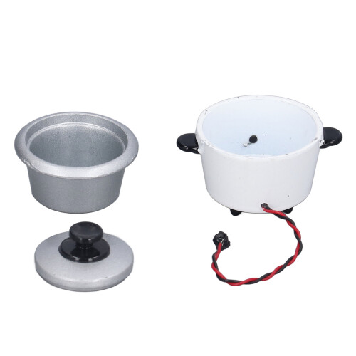 (New Type) 1:12 Mini Rijstkoker Metaal