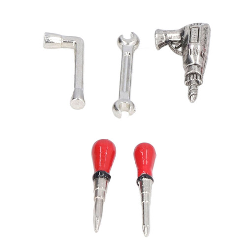 5pcs 1:12 Puppenhaus Werkzeugset 2