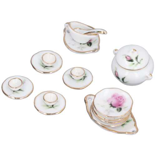 1:12 Porseleinen Theeservies Set 1