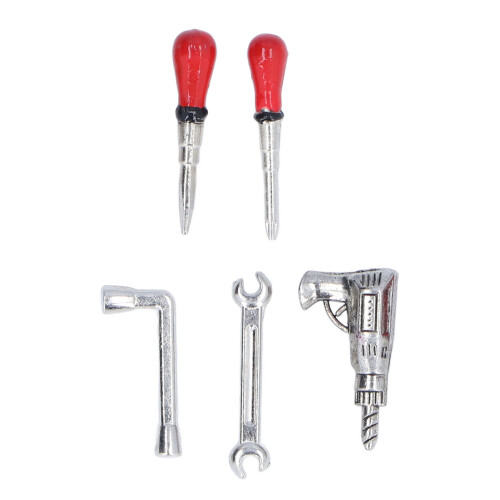5pcs 1:12 Puppenhaus Werkzeugset 1