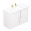 Mobiletto lavabo miniatura 1:12 per bambole 2