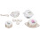 1:12 Porseleinen Theeservies Set 4