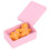 (Pink) Miniature Biscuit Box Dollhouse 1:12 Pink 4