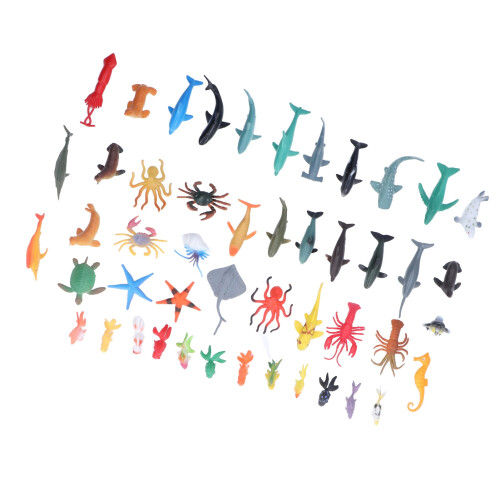 50 stks Zee dierenfiguur Educatief Speelgoed 1