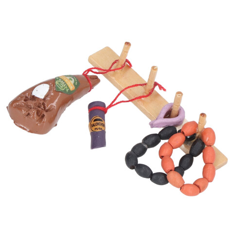 1:12 Mini Wurstfleisch-Hängeständer - Spielzeug für Kinder ab 3+ 2
