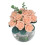Mini Yellow Roses in Pot for Dollhouse 4