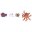 Vinyl Octopus Growth Cycle Toy for Kids 3+ 5