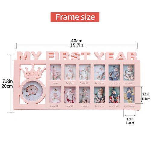 My First Year Photo Frame Keepsake Gift 1