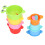 7pcs Baby Stacking Bath Cups Caterpillar Toy 5