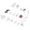 18pcs Arctic Animals Simulation Winter Toy Set 2