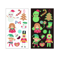 (Y-062) Leuchtende Weihnachts-Tattoos für Kinder Party