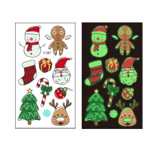 (Y-067) Leuchtende Weihnachts-Tattoos für Kinder Party