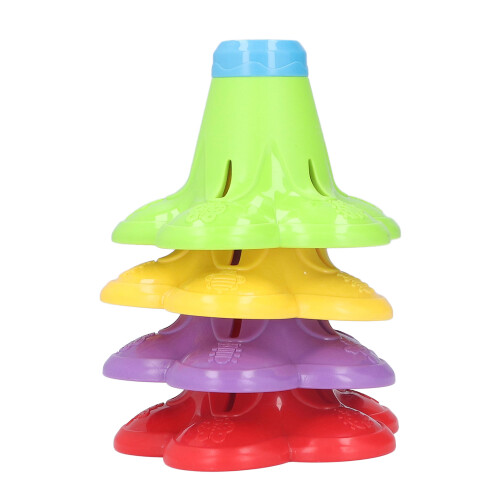 Stacking Bath Cups Multi-Colored Nesting Toy