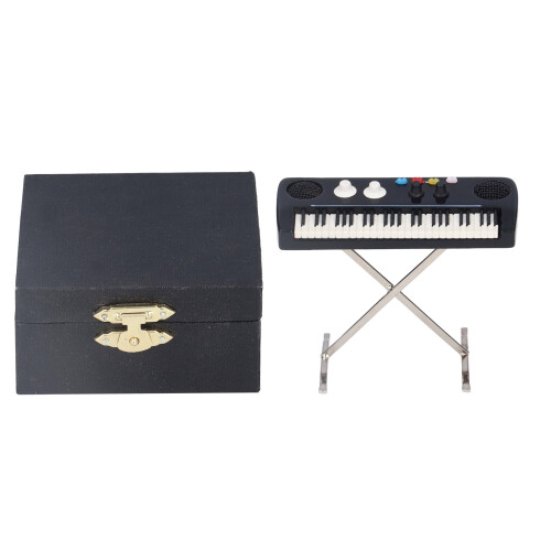 Mini Elektronisch Orgel 7cm Hars Ornament
