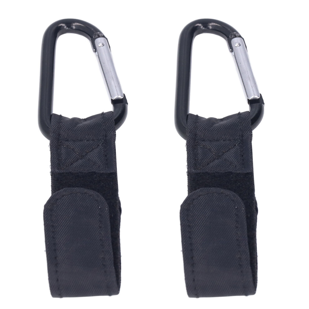 2pcs Baby Stroller Hooks Soft Nylon 5kg Metal Hooks