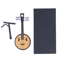 Chinese Zhongruan 1:4 14cm Traditional Instrument Toy