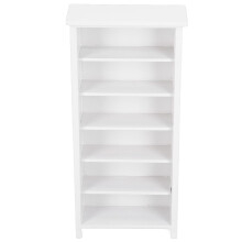 (White) 1:12 Puppenhaus Mini-Bücherregal Weiß Deko
