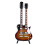 Mini-Gitarre 18cm Handgefertigt Deko-Geschenk 1