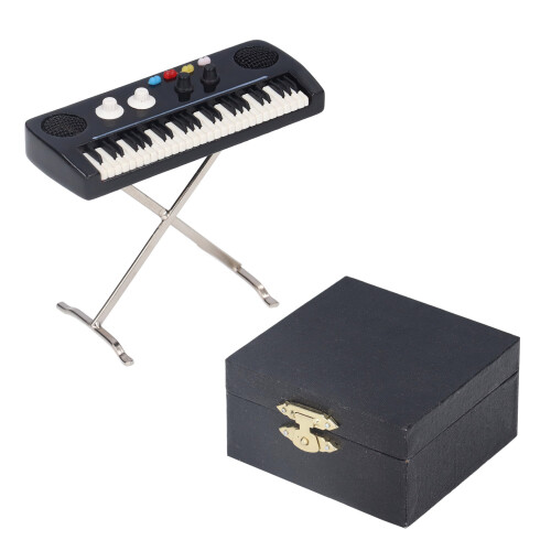 Mini Elektronisch Orgel 7cm Hars Ornament 1