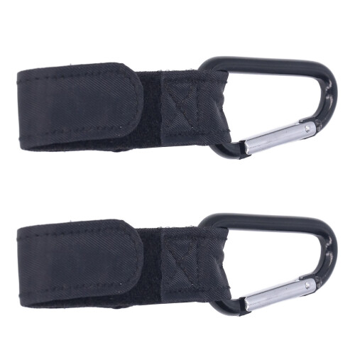 2pcs Baby Stroller Hooks Soft Nylon 5kg Metal Hooks 1