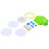 Kid Painting Ruler Kit Geometry Spiral Set 1
