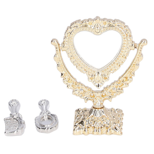 (Goden Heart) Mini Specchio Pettine per Dollhouse 1:12