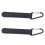 2pcs Baby Stroller Hooks Soft Nylon 5kg Metal Hooks 4