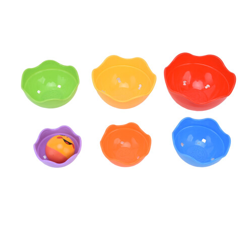 Baby Bathtub Stacking Cup Toys with Bell 1