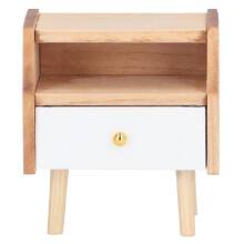 1:12 Puppenhaus Nachttisch Holz für Kinder
