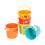 5pcs Colorful Stacking Cups Set Baby Educational Bath Toys 4