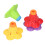 Stacking Bath Cups Multi-Colored Nesting Toy 3