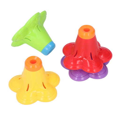 Stacking Bath Cups Multi-Colored Nesting Toy 2