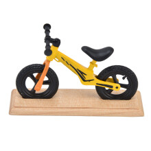 (Yellow) Mini Fahrrad Metall Holz Dekoration Rot