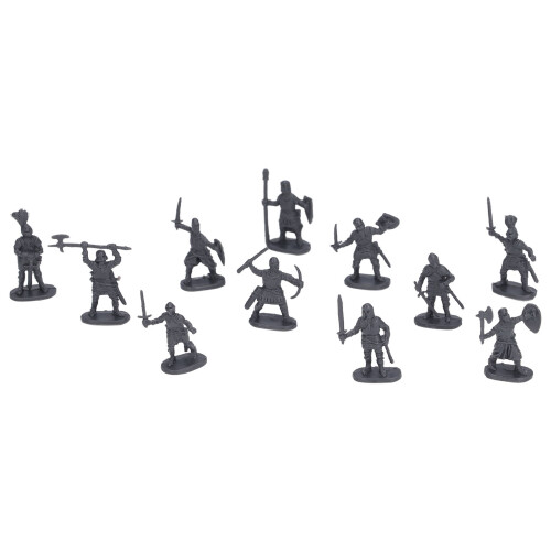 200 st. Plastic Medieval Soldier Figures Edu Toy 3+ 2
