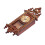Orologio Vintage Dollhouse Legno Lega 2
