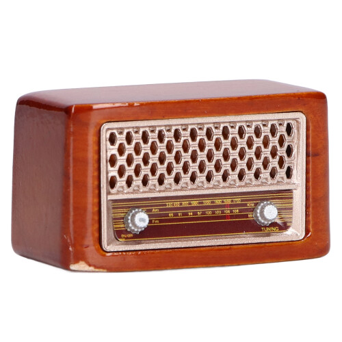 Radio Retro Miniatura Decorazione Gioco 1