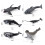 12pcs Mini Plastic Sea Ocean Animal Figures Gift Set 3