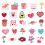 100Dk Valentijn Liefde Stickers PVC Waterdicht 2