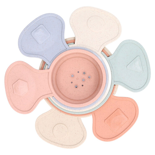 Baby ABS Stacking Bath Cups Educational Toy